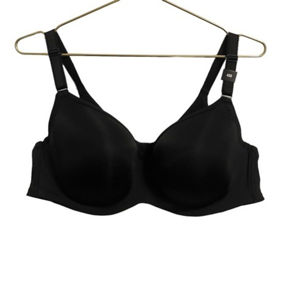 Torrid Curve Black Lightly Lined Full Coverage Balconette Bra 48B New